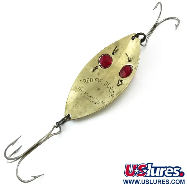 Hofschneider Red Eye Wiggler, золото/червоний, 25 г, блесна коливалка (колебалка) #5565