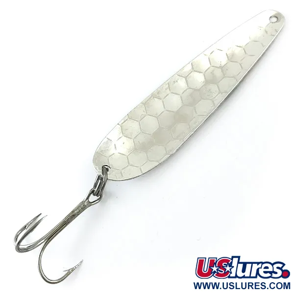 Len Thompson Northern King 28 UV (світиться в ультрафіолеті), срібло/жовтий/зелений UV, 14 г, блесна коливалка (колебалка) #5568