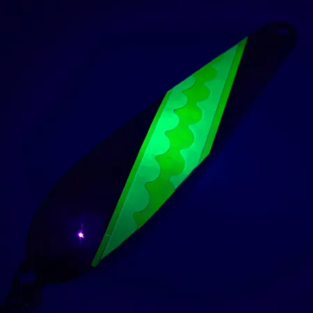 Len Thompson Northern King 28 UV (світиться в ультрафіолеті), срібло/жовтий/зелений UV, 14 г, блесна коливалка (колебалка) #5568