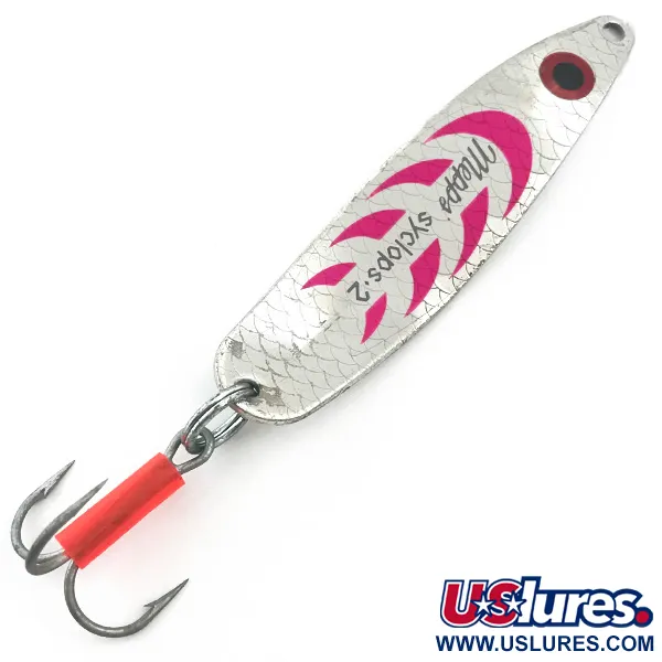  Mepps Syclops 2, срібло/рожевий, 17 г, блесна коливалка (колебалка) #5571