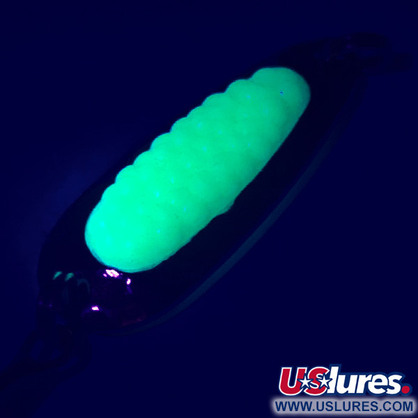  Blue Fox Pixee UV (світиться в ультрафіолеті)​, карбований нікель/жовтий, 4,5 г, блесна коливалка (колебалка) #5576