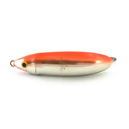 Незачіпляйка Rapala Minnow Spoon UV (світиться в ультрафіолеті), срібло/помаранчевий UV, 15 г, блесна коливалка (колебалка) #5590