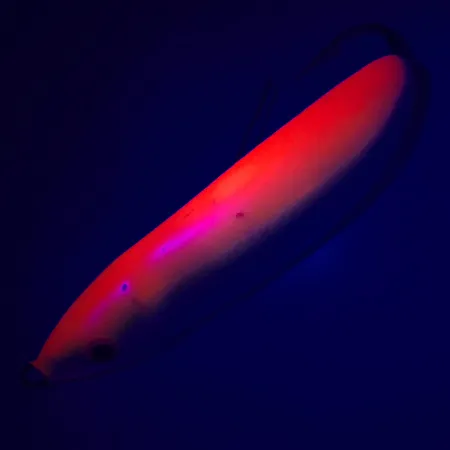 Незачіпляйка Rapala Minnow Spoon UV (світиться в ультрафіолеті), срібло/помаранчевий UV, 15 г, блесна коливалка (колебалка) #5590