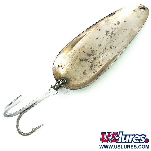 Nebco Aqua Spoon UV (світиться в ультрафіолеті), зелений/нікель, 17 г, блесна коливалка (колебалка) #5597