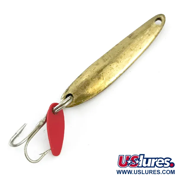 Bay de Noc Swedish Pimple, латунь/помаранчевий, 5 г, блесна коливалка (колебалка) #5609