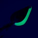 Acme K.O. Wobbler UV (світиться в ультрафіолеті), нікель/зелений, 7 г, блесна коливалка (колебалка) #5629