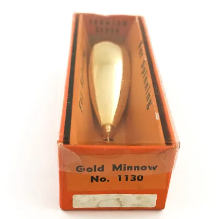 Незачіпляйка Johnson Silver Minnow 1960-х років, золото , 9 г, блесна коливалка (колебалка) #5632