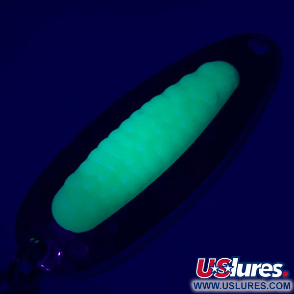  Blue Fox Pixee UV (світиться в ультрафіолеті)​, карбований нікель/жовтий, 7 г, блесна коливалка (колебалка) #5651