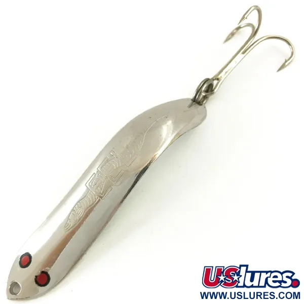  Thomas EEL, нікель/червоний, 10 г, блесна коливалка (колебалка) #5657