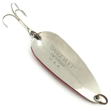 Eppinger Dardevle Dardevlet, червоний/білий/нікель, 21 г, блесна коливалка (колебалка) #5667