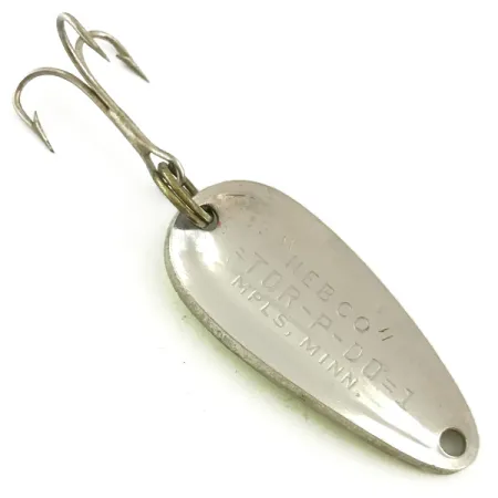 Nebco TOR-P-DO 1 UV (світиться в ультрафіолеті), жовтий/червоний/нікель, 9 г, блесна коливалка (колебалка) #5676