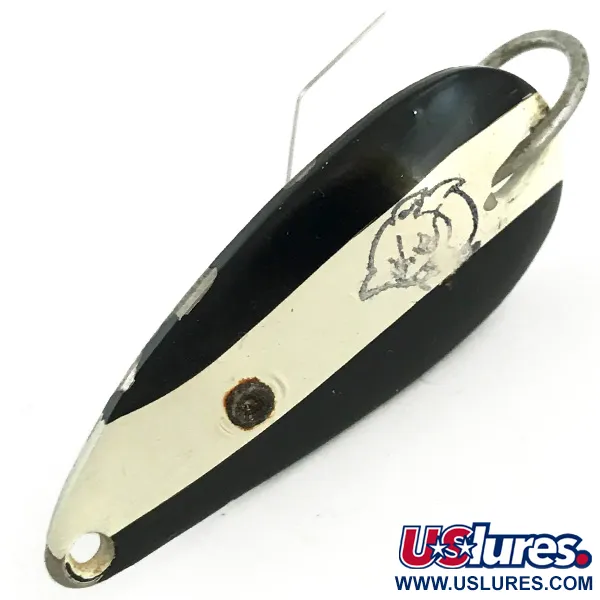 Eppinger Незачіпляйка Dardevle Spinnie, чорний/білий/нікель, 9 г, блесна коливалка (колебалка) #5679