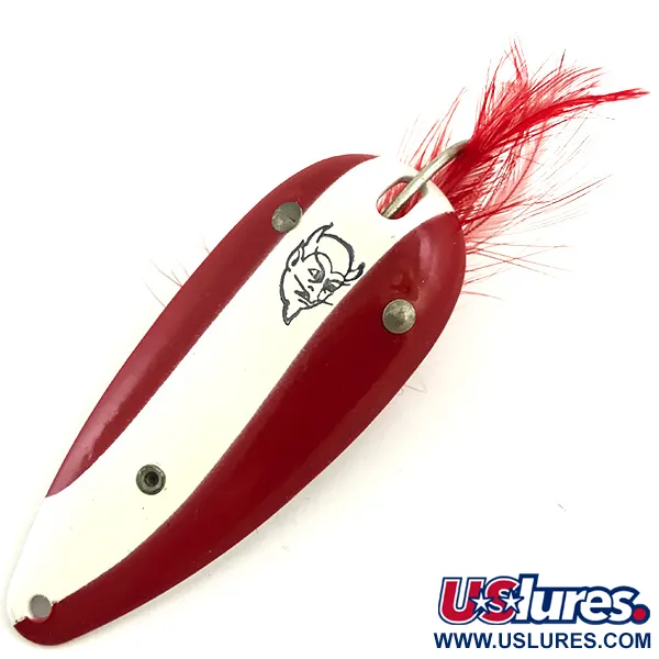 Eppinger Незачіпляйка Dardevle Dardevlet, червоний/білий/нікель, 21 г, блесна коливалка (колебалка) #5680