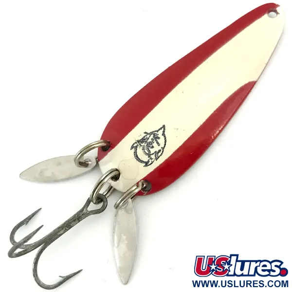 Eppinger Dardevle Imp Klicker, червоний/білий/нікель, 11 г, блесна коливалка (колебалка) #5681