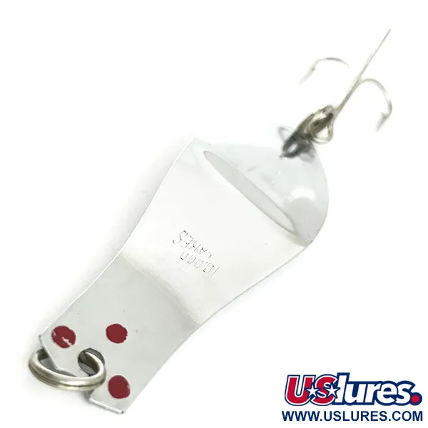 Prescott Spinner Thin Doctor 165, нікель/червоний, 4 г, блесна коливалка (колебалка) #5682