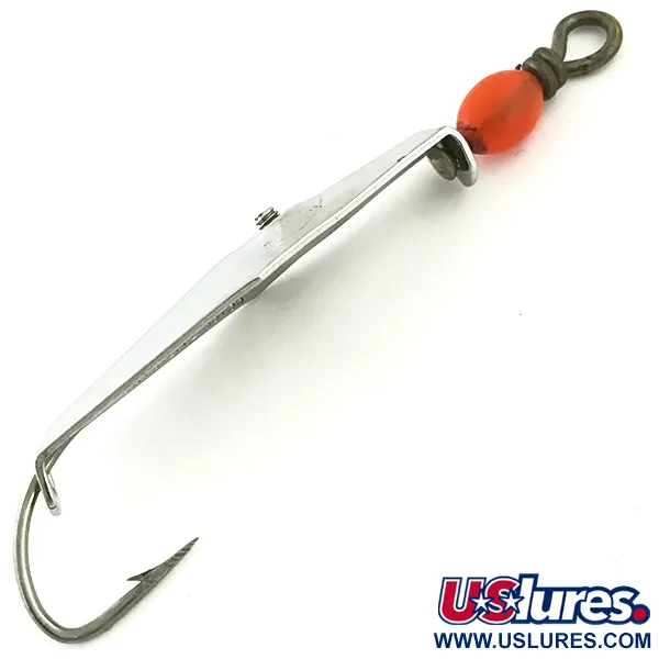 James E. Clark  Clark Spoon, нікель/червоний, 5 г, блесна коливалка (колебалка) #5685