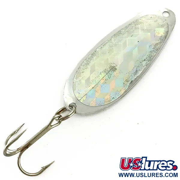 Pro King Pro Spoon, жовтий/зелений/нікель, 8,5 г, блесна коливалка (колебалка) #5690