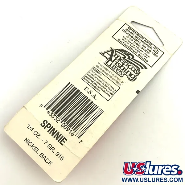 Eppinger Dardevle, червоний/білий/нікель, 7 г, блесна коливалка (колебалка) #5692