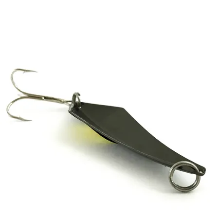 Rebel Arrowhead UV (світиться в ультрафіолеті), чорний/жовтий, 17 г, блесна коливалка (колебалка) #5709