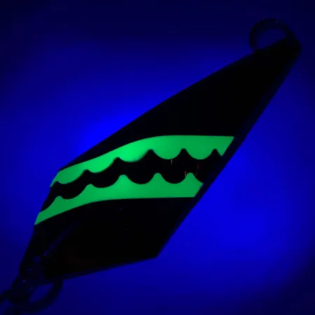 Rebel Arrowhead UV (світиться в ультрафіолеті), чорний/жовтий, 17 г, блесна коливалка (колебалка) #5709