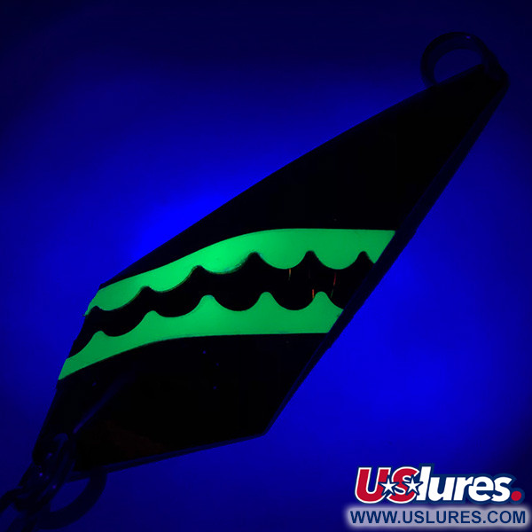  Rebel Arrowhead UV (світиться в ультрафіолеті), чорний/жовтий, 17 г, блесна коливалка (колебалка) #5709