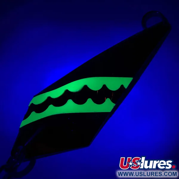  Rebel Arrowhead UV (світиться в ультрафіолеті), чорний/жовтий, 17 г, блесна коливалка (колебалка) #5709