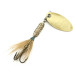 Yakima Bait Worden’s Original Rooster Tail 1, золото, 2,6 г, блешня оберталка (вертушка) #5722