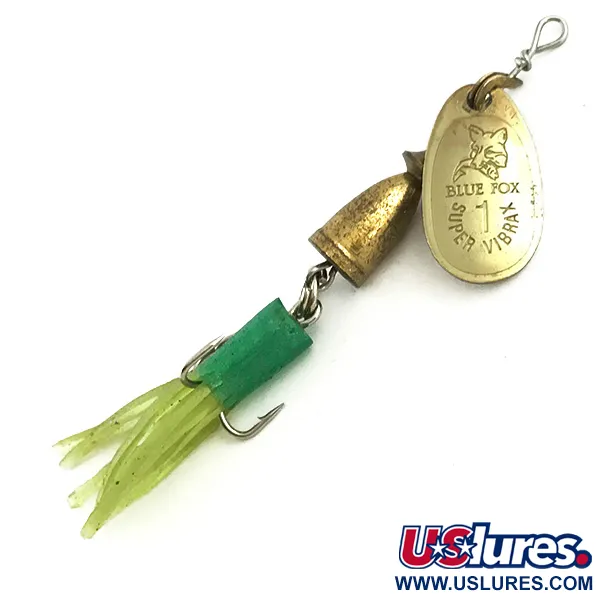  Blue Fox Super Vibrax 1, золото, 4 г, блешня оберталка (вертушка) #5725
