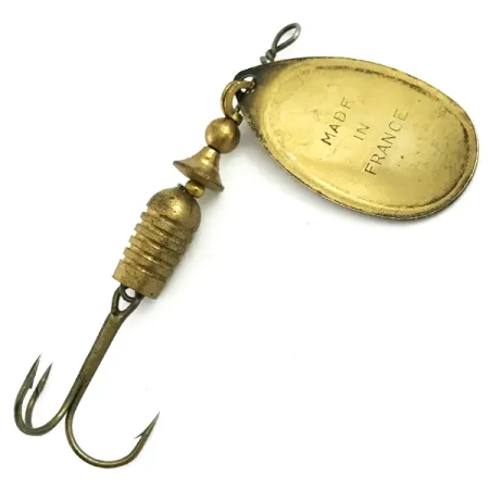Mepps Aglia 3 - модель Mepps 1950-х років, золото, 7 г, блешня оберталка (вертушка) #5733