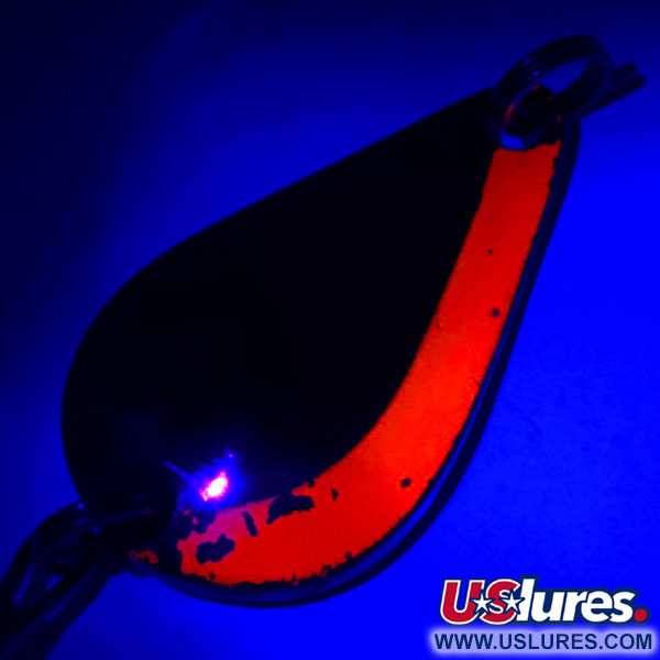 Acme K.O. Wobbler UV (світиться в ультрафіолеті), нікель/помаранчевий, 7 г, блесна коливалка (колебалка) #5759