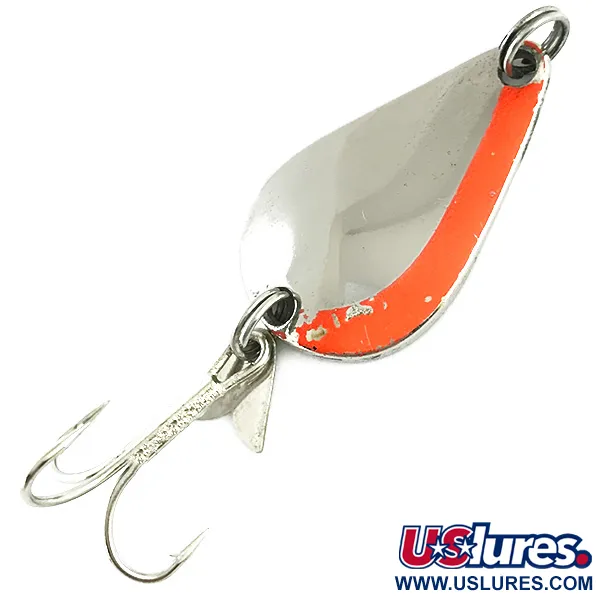 Acme K.O. Wobbler UV (світиться в ультрафіолеті), нікель/помаранчевий, 7 г, блесна коливалка (колебалка) #5759