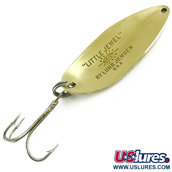 Luhr Jensen Little Jewel, золото, 21 г, блесна коливалка (колебалка) #5761