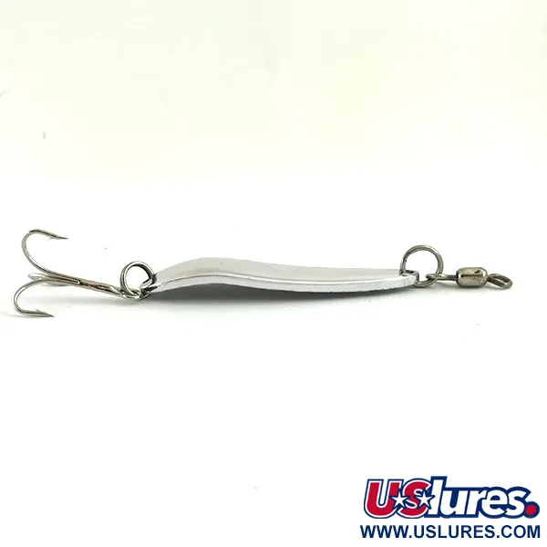 Luhr Jensen Krocodile DIE #4, нікель, 19 г, блесна коливалка (колебалка) #5780