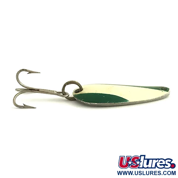 Nebco TOR-P-DO 1, зелений/білий/нікель, 7 г, блесна коливалка (колебалка) #5784