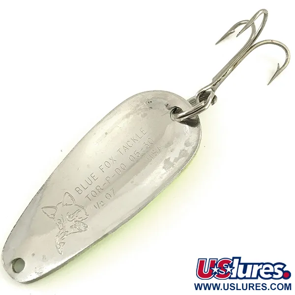  Blue Fox TOR-P-DO UV (світиться в ультрафіолеті), Five of diamonds (жовтий/чорний/нікель), 14 г, блесна коливалка (колебалка) #5786