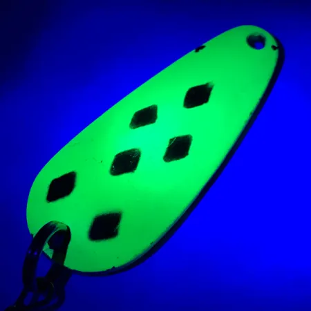 Blue Fox TOR-P-DO UV (світиться в ультрафіолеті), Five of diamonds (жовтий/чорний/нікель), 14 г, блесна коливалка (колебалка) #5786