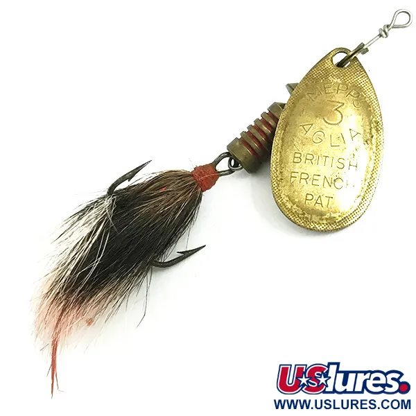  Mepps Aglia 3 dressed, золото, 7,3 г, блешня оберталка (вертушка) #5828