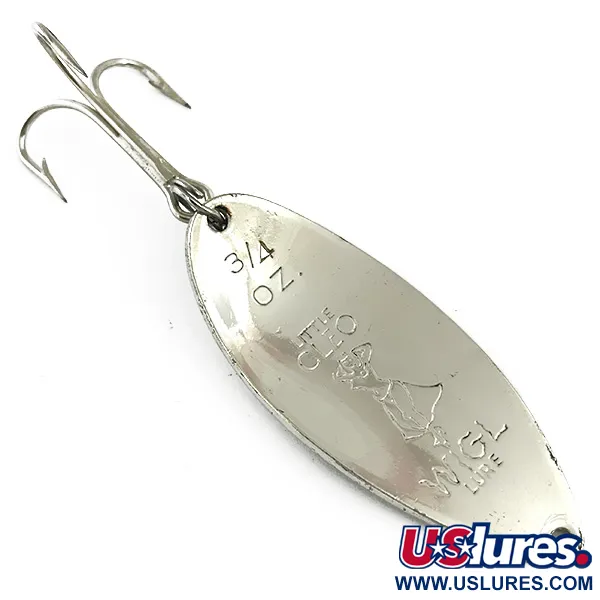 Seneca Little Cleo (Hula Girl), нікель/синій, 21 г, блесна коливалка (колебалка) #5846