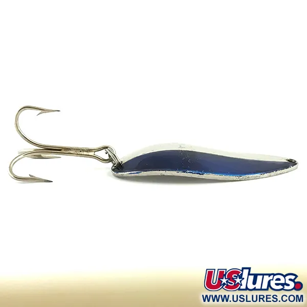 Seneca Little Cleo (Hula Girl), нікель/синій, 21 г, блесна коливалка (колебалка) #5846