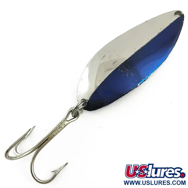 Seneca Little Cleo (Hula Girl), нікель/синій, 21 г, блесна коливалка (колебалка) #5846