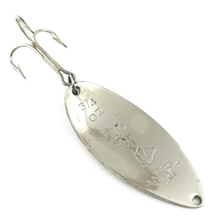 Seneca Little Cleo (Hula Girl), нікель/зелений, 21 г, блесна коливалка (колебалка) #5848