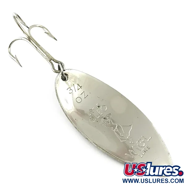 Seneca Little Cleo (Hula Girl), нікель/зелений, 21 г, блесна коливалка (колебалка) #5848