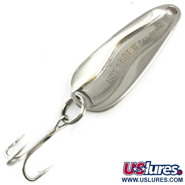 Luhr Jensen Hot Shot W, нікель, 7 г, блесна коливалка (колебалка) #5855