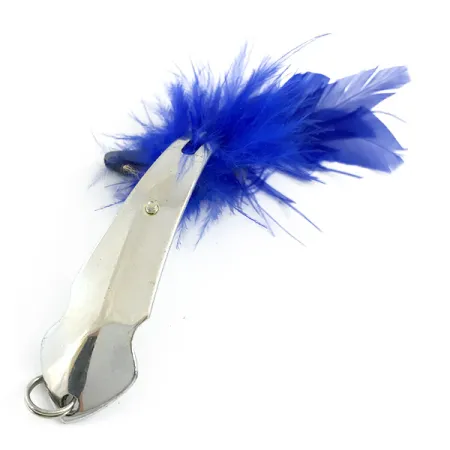 Błystka antyzaczepowa Tony Accetta Pet Spoon 14, нікель/синій, 7 г, блесна коливалка (колебалка) #5857