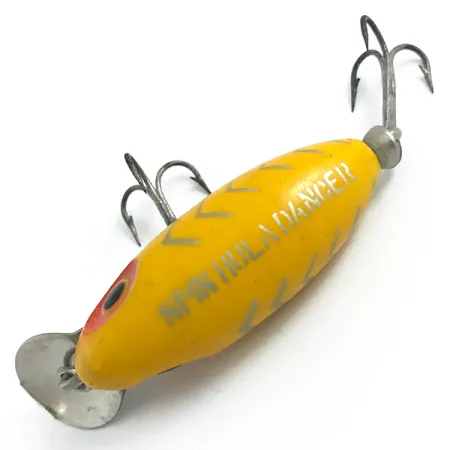 Fred Arbogast Spin Hula Dancer, жовтий, 6,5 г, воблер #5864