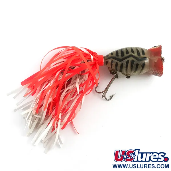  Herter's INDIAN DANCER, попер, червоний/чорний/сірий, 9 г, воблер #5879