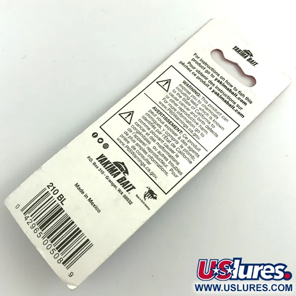 Yakima Bait Worden’s Original Rooster Tail, срібло, 4,7 г, блешня оберталка (вертушка) #5886