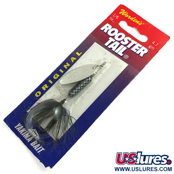 Yakima Bait Worden’s Original Rooster Tail, срібло, 4,7 г, блешня оберталка (вертушка) #5886