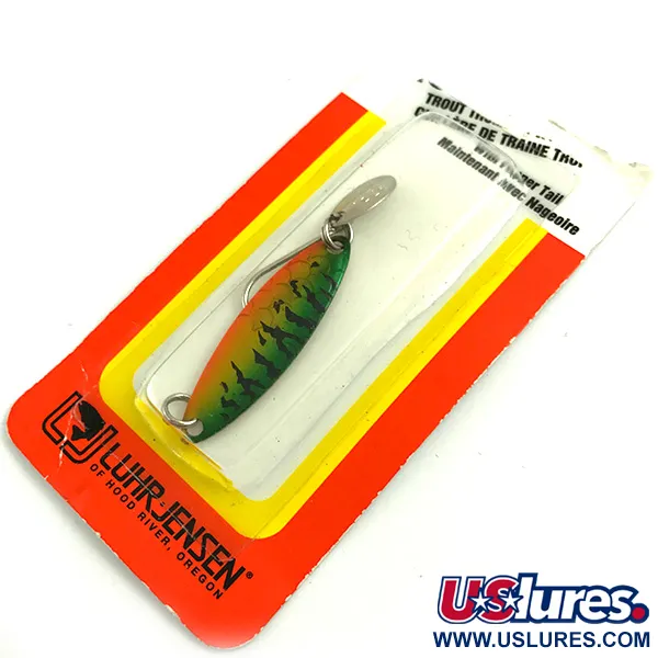 Luhr Jensen Needlefish 1, Fire Tiger, 2 г, блесна коливалка (колебалка) #5888