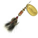  Mepps Aglia 3 Dressed (з хвосту білки), золото, 7,3 г, блешня оберталка (вертушка) #5905
